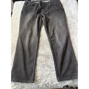 David Bitton Jackson Jeans Size 38x29 Straight Stretch Black